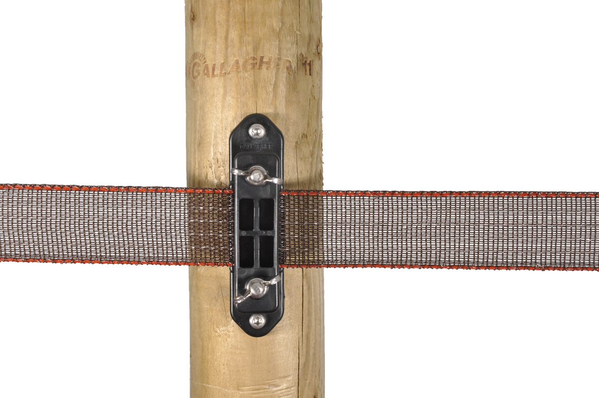 Gallagher TurboLine corner insulator with wing nut (5 pieces)