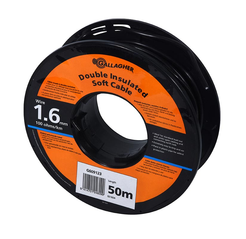 Ground cable ø1.6mm (50 metres) - 100 Ohm/1km