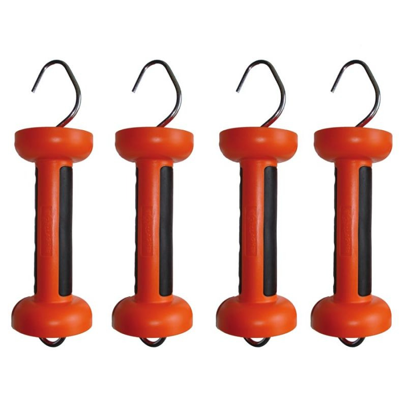 Gallagher Soft Grip gate handle, orange - cord/wire (4 pieces)