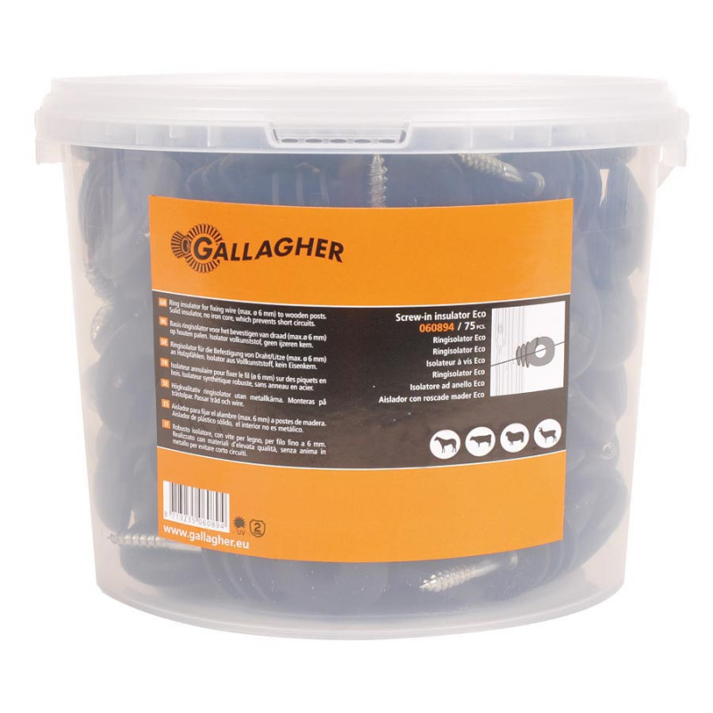 Gallagher Ringisolator Economy (75 Stück)