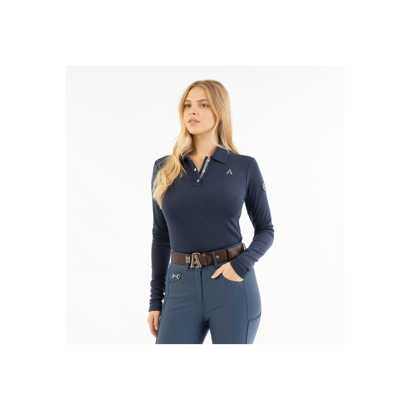 ANKY FW25 Long-Sleeve Polo Top