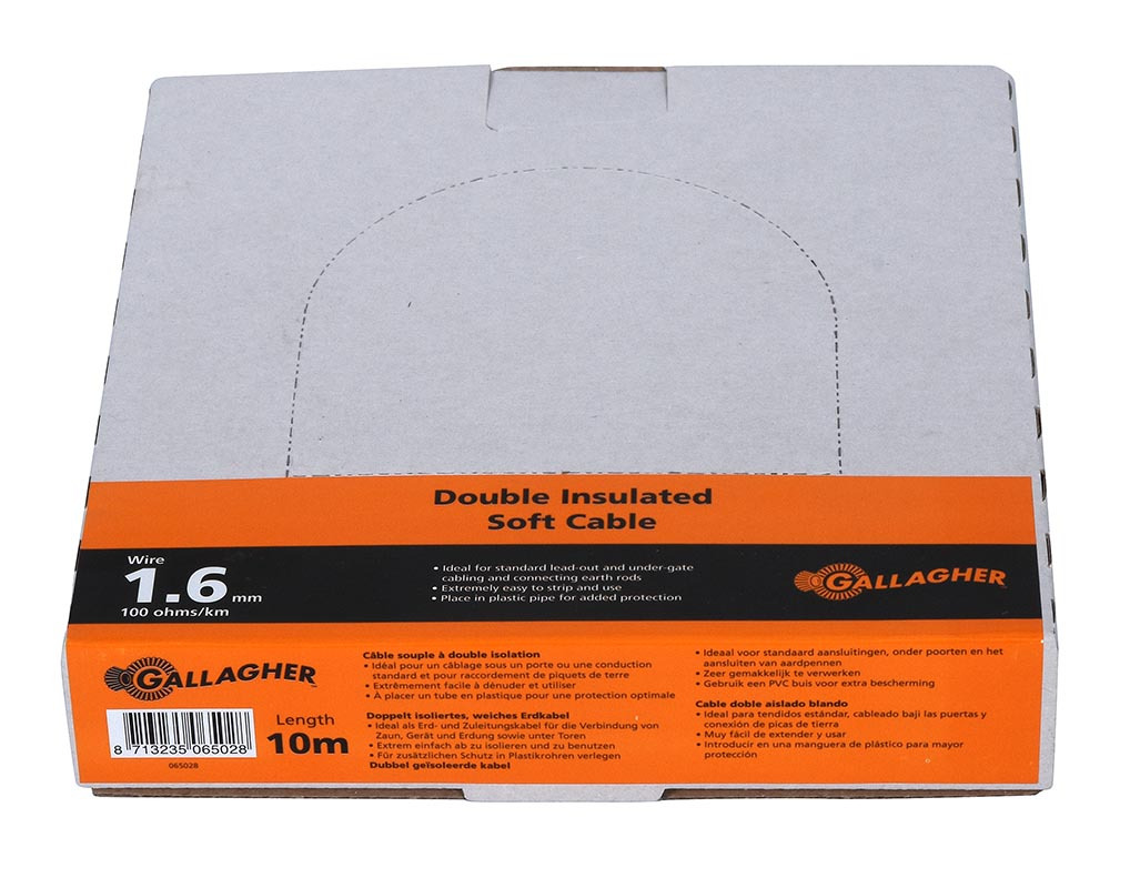 Gallagher Ground Cable ø 1.6 mm (10 meters) - 100 Ohm/1 km