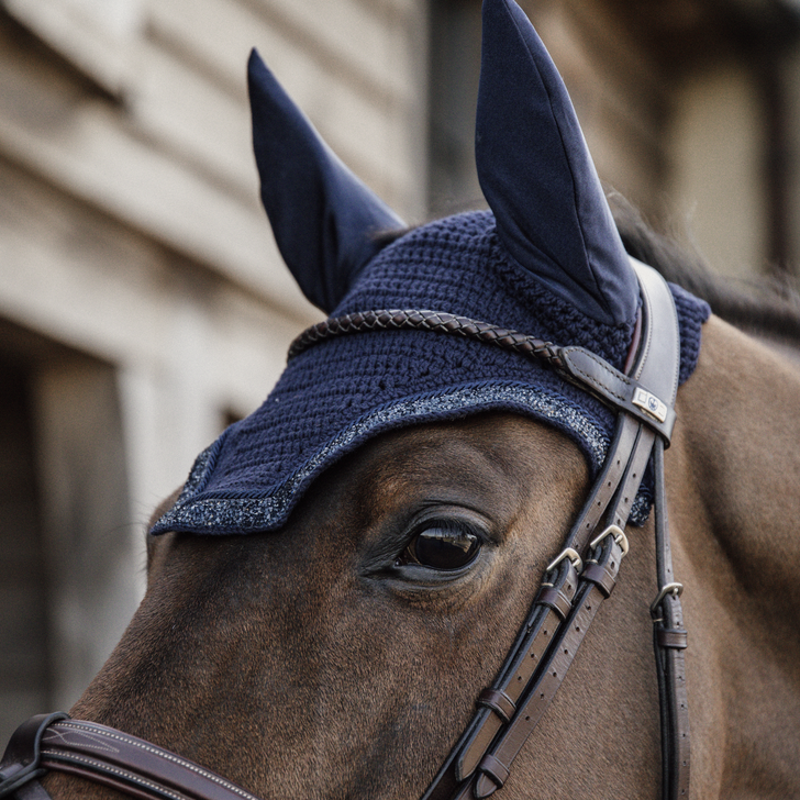 Kentucky Ear Bonnet Wellington Glitter Stone Soundless