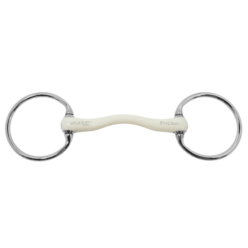 Stübben Fine Line Flex Eggbutt Snaffle Bit