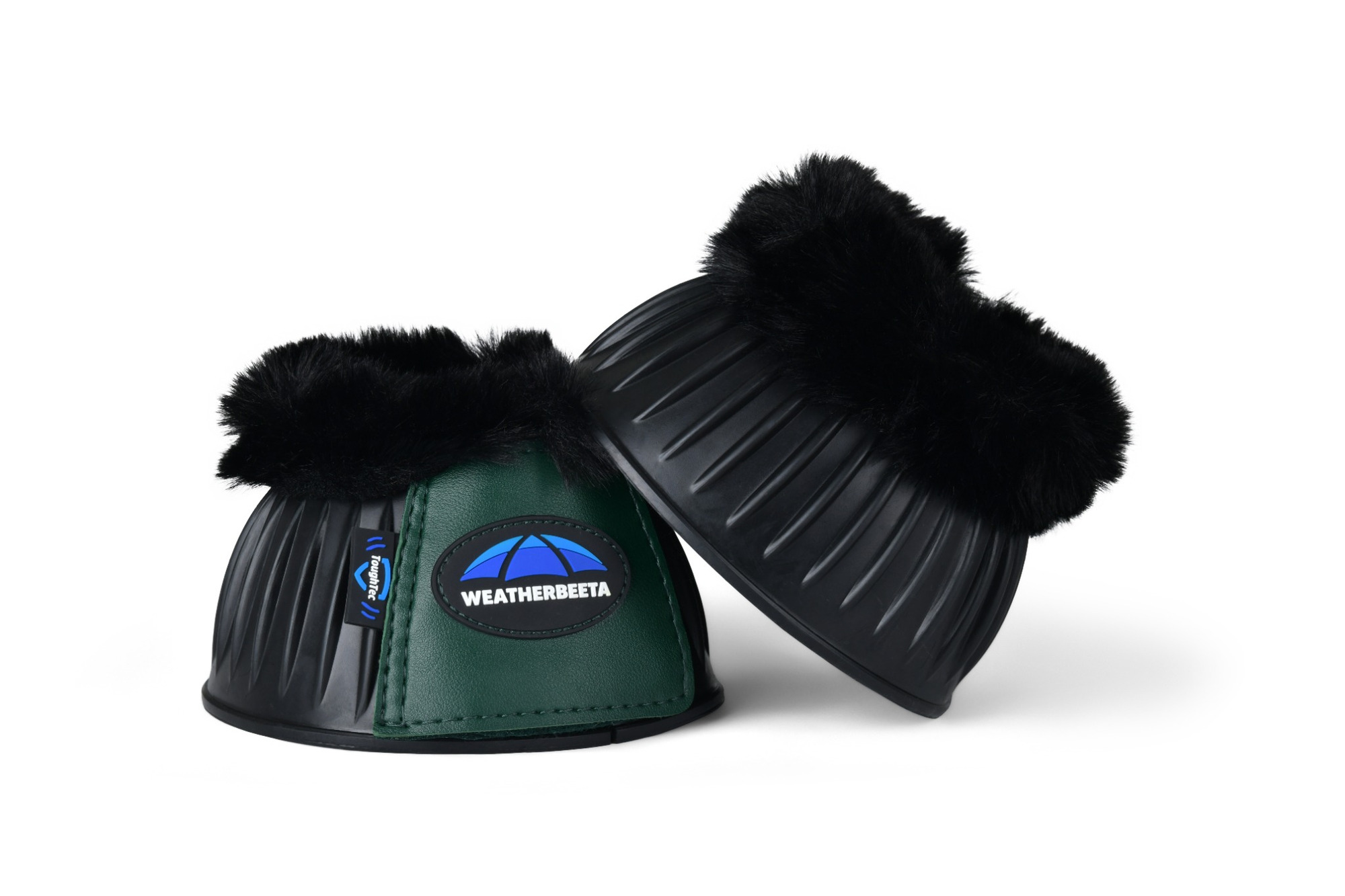 Weatherbeeta Tough-Tec Prime Fleece Trim Bell Boots Rubber