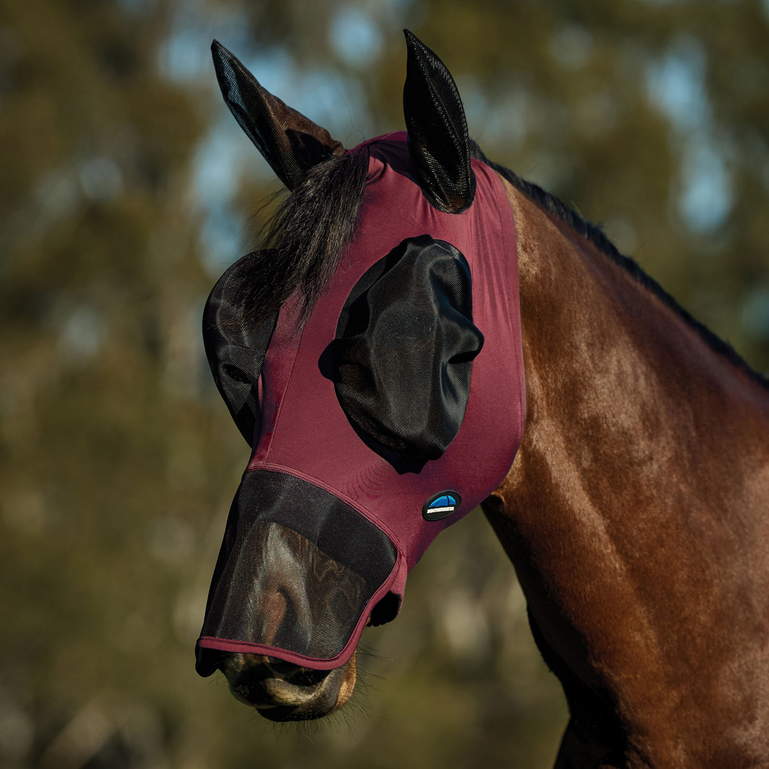 Weatherbeeta Comfitec Luxe Stretch Fly Mask with Ears and Nose