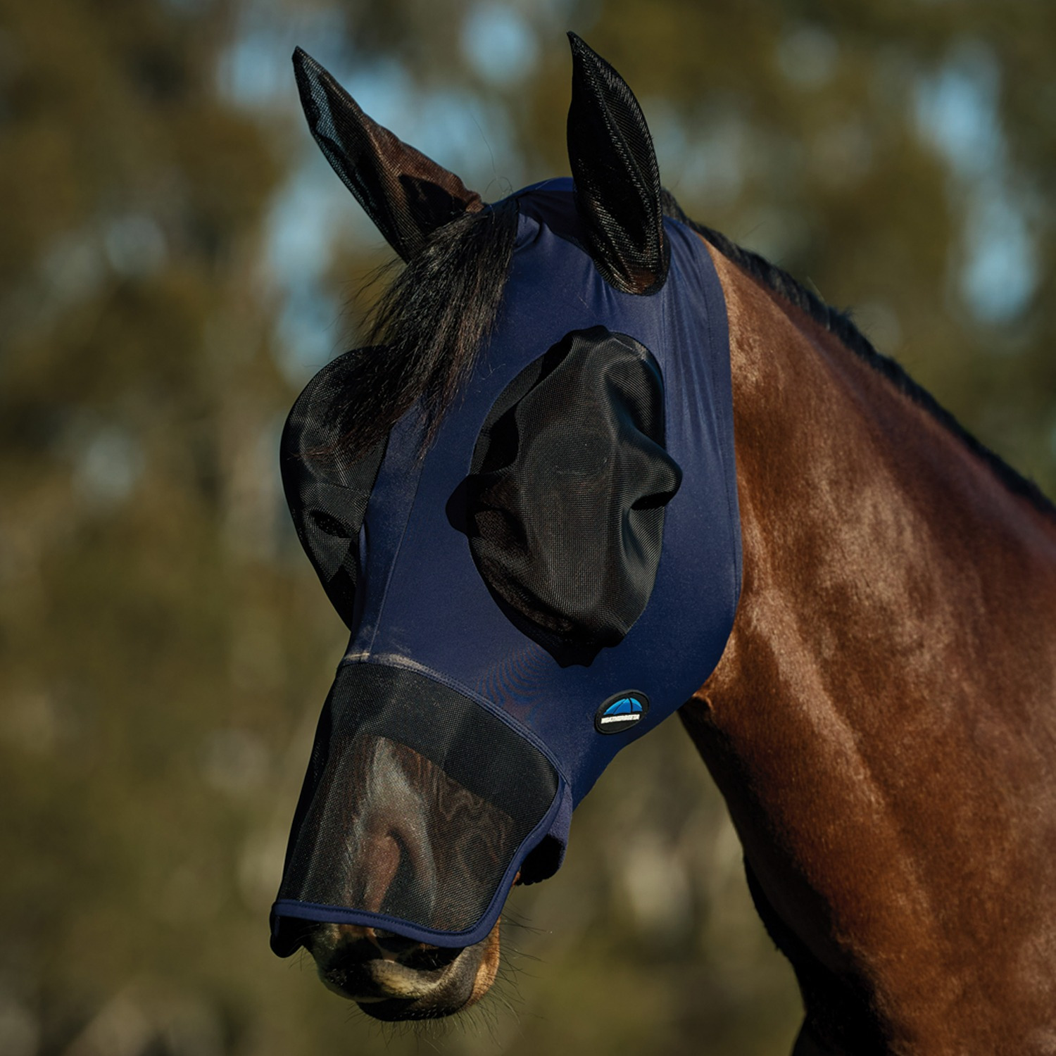 Weatherbeeta Comfitec Luxe Stretch Fly Mask with Ears and Nose