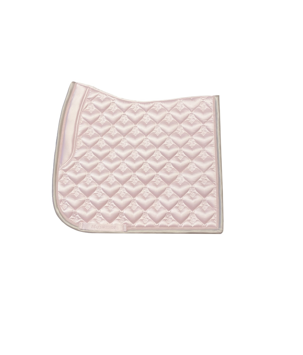 PS of Sweden SS26 Heart Dressage Saddle Pad Whipped Pink