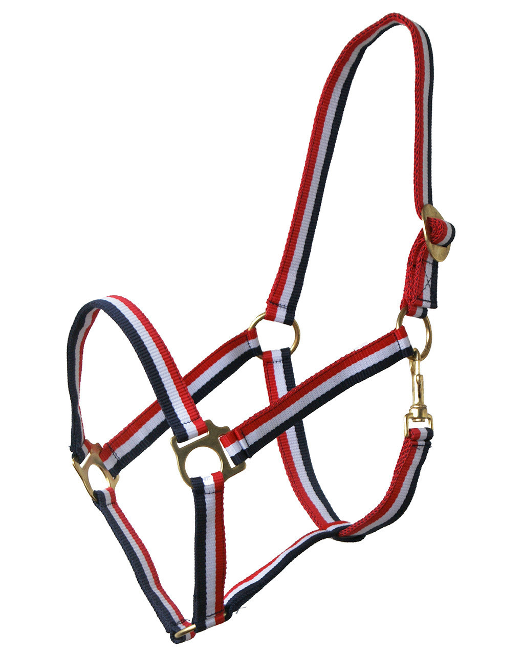 Q-essentials Halster Schuif Rood / Wit / Blauw