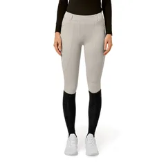Equestrian Stockholm Greige Reitleggings Premium Knie-Grip