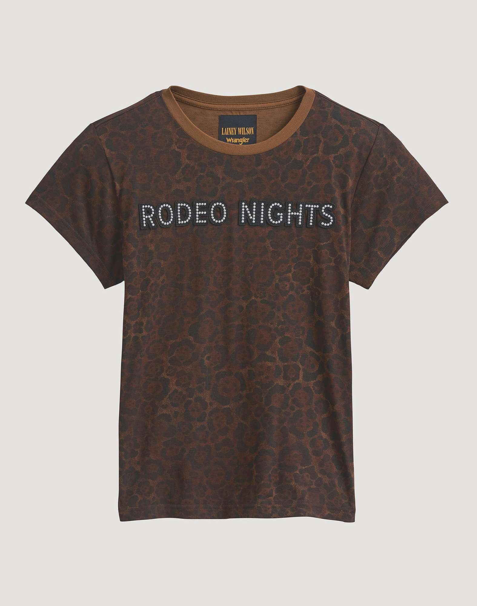 Wrangler Lainey T-Shirt Rodeo Nights Leopard Print