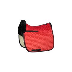 Mattes SS26 Tapis de selle en velours Rouge/Noir