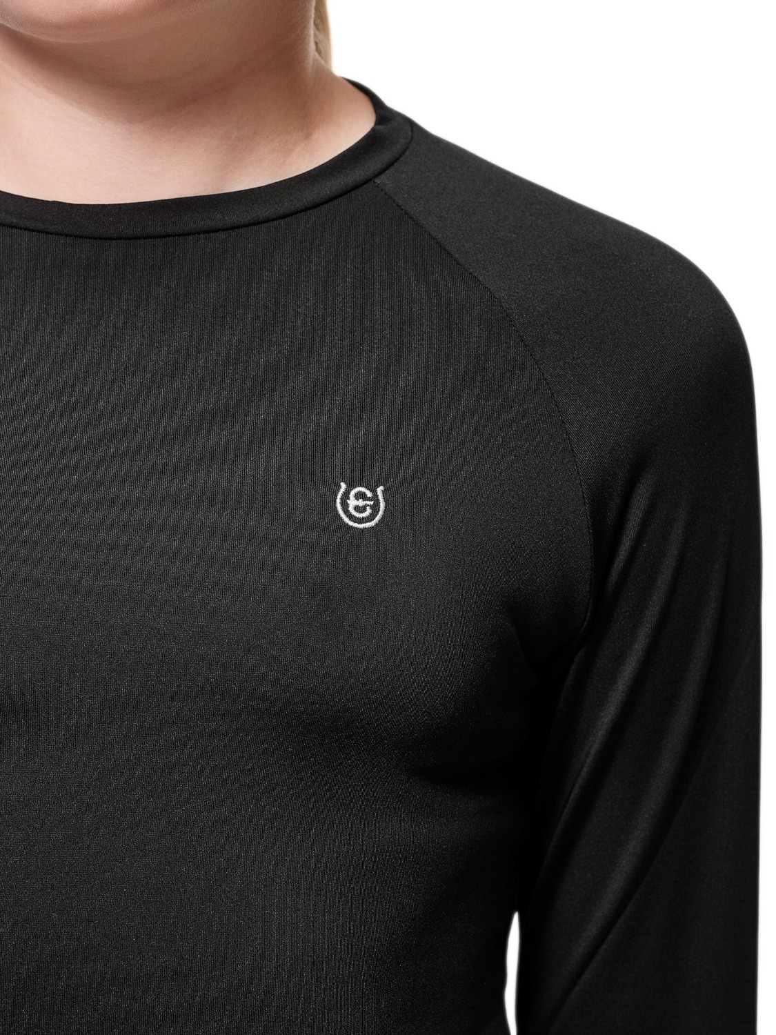 Equestrian Stockholm Young Rider Black Dynamic Base Layer Top