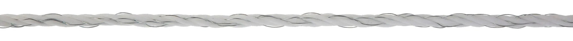 Kerbl Classic afrasteringskoord, 6mm wit, 200m, 6x0,40 Niro 