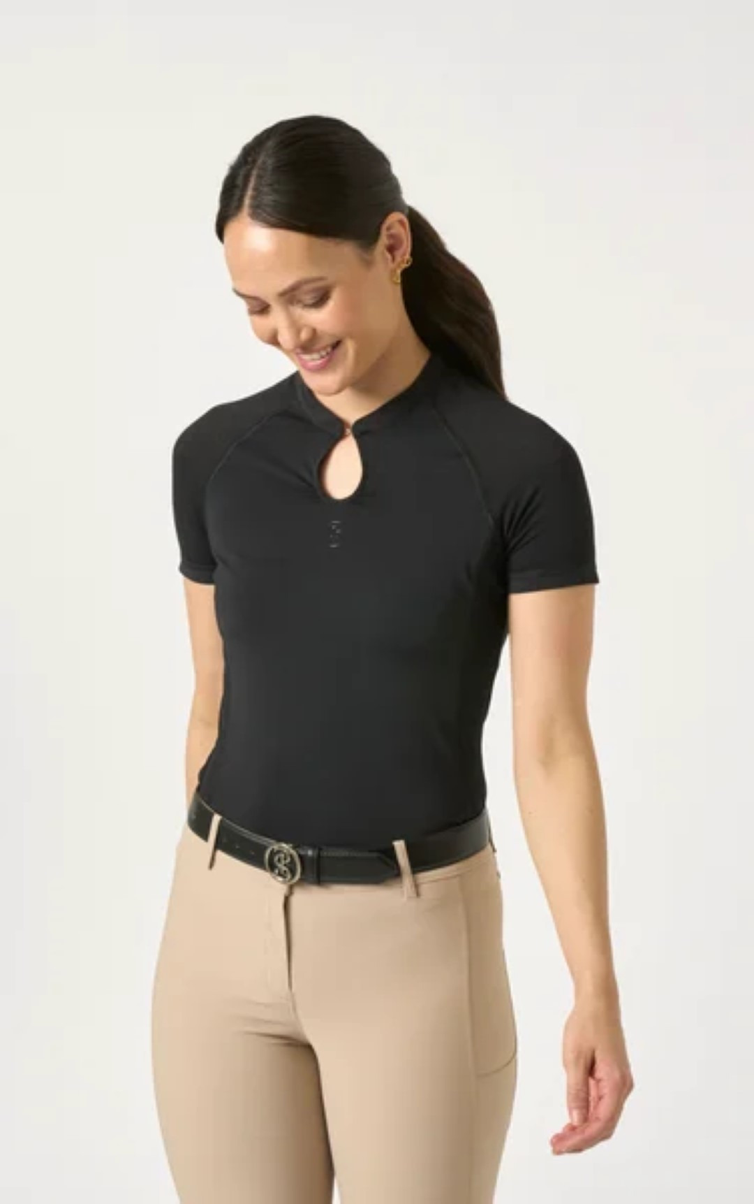 PS of Sweden SS25 Leather Buckle Belt Daisy