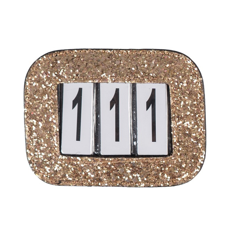 Horka Competition Numbers Glitter