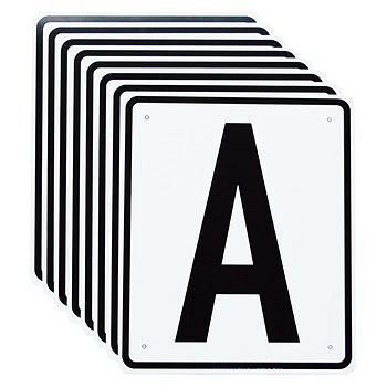 Horka Basic Dressage Letters, set of 8