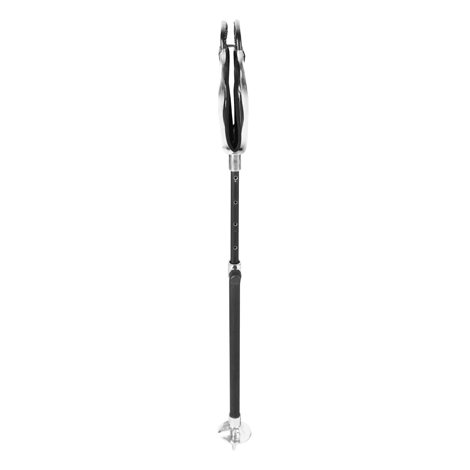 Horka Seat Stick, aluminium with leather seat