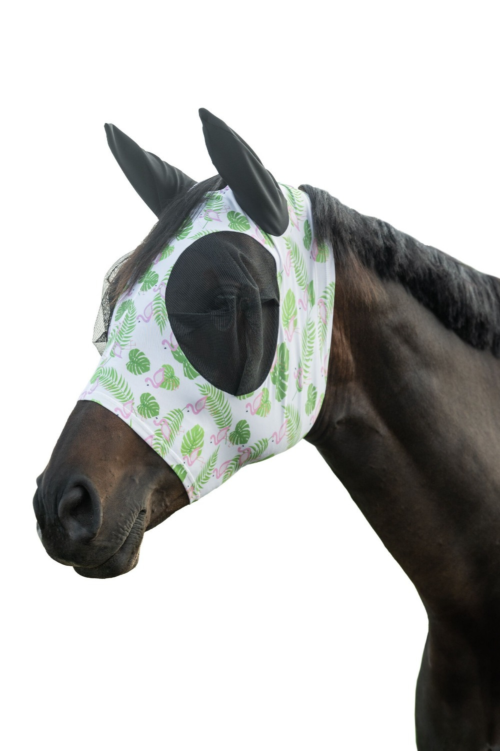 HKM Fly Mask Flamingo