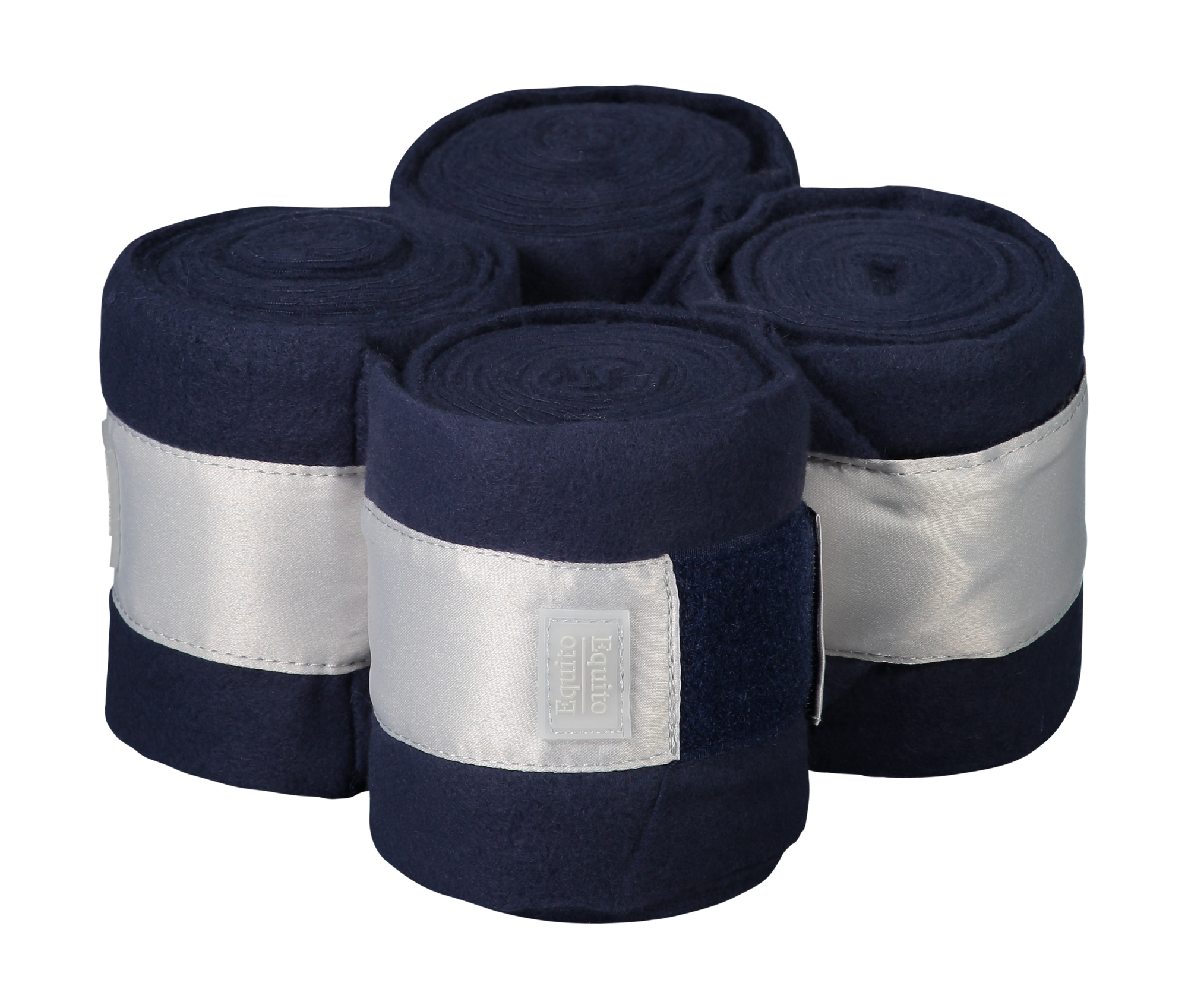 Equito Fleece Bandages Navy Shimmer