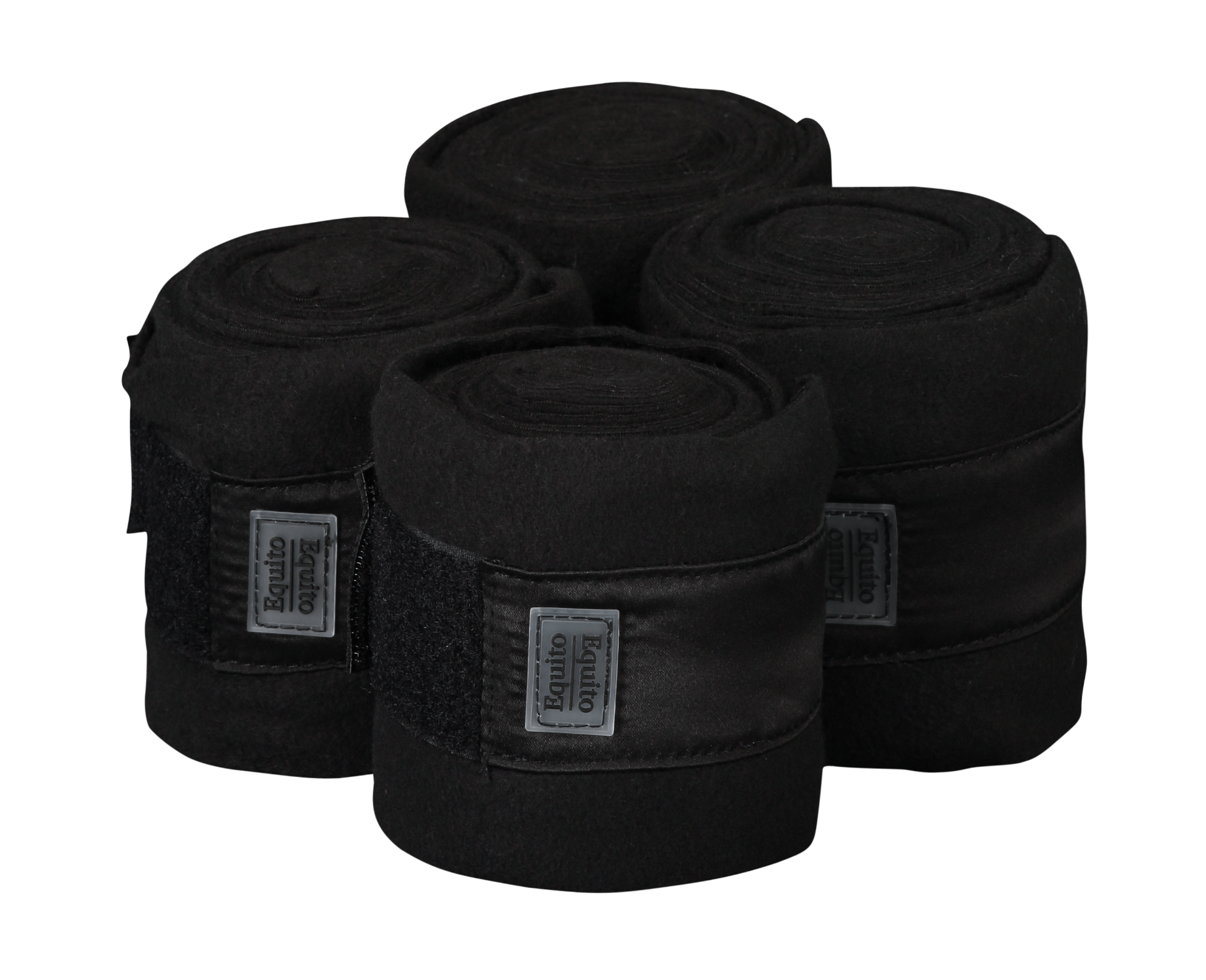 Equito Fleece Bandages Black and Gold