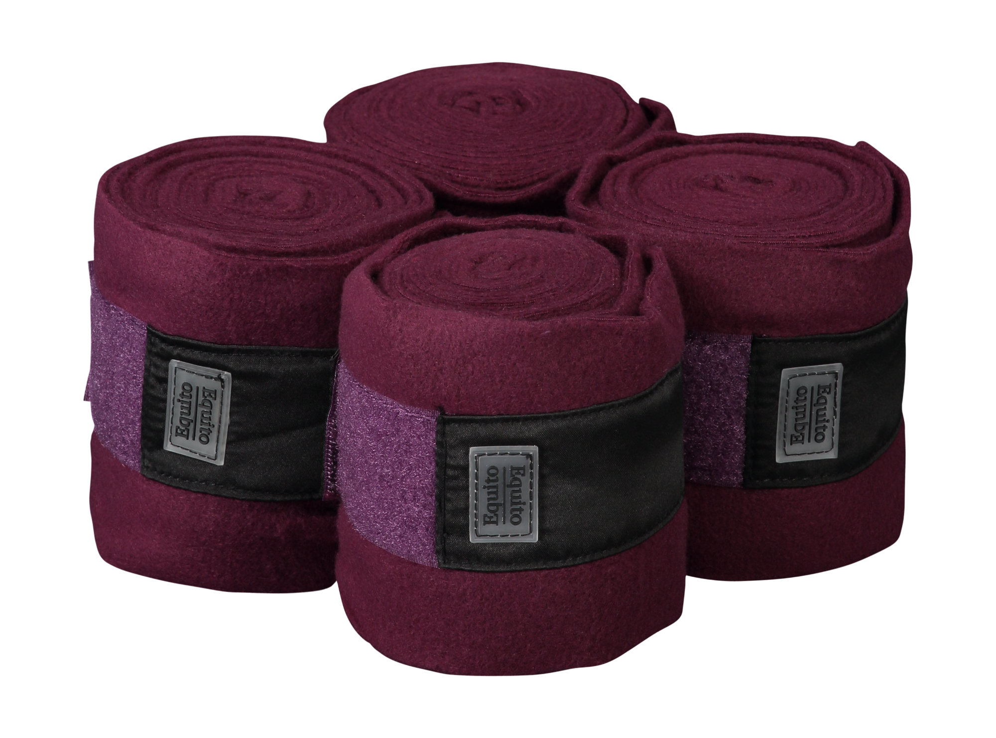 Equito Fleece Bandages Plum Rose Gold