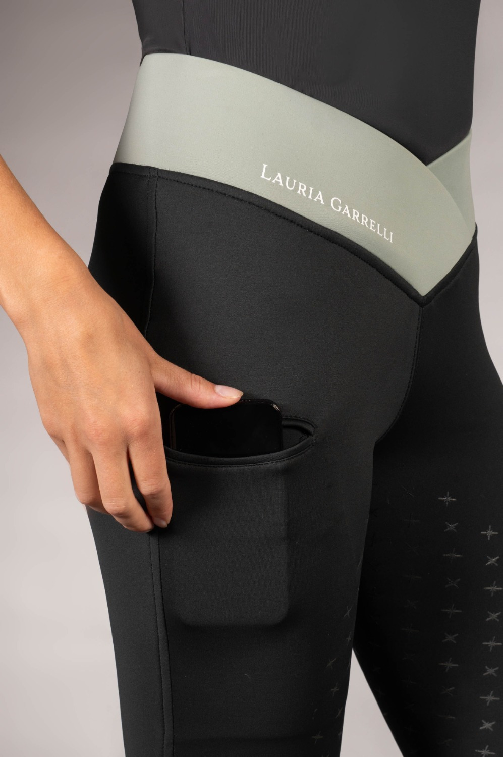 Lauria Garrelli SS26 Riding Tights Limone Full grip