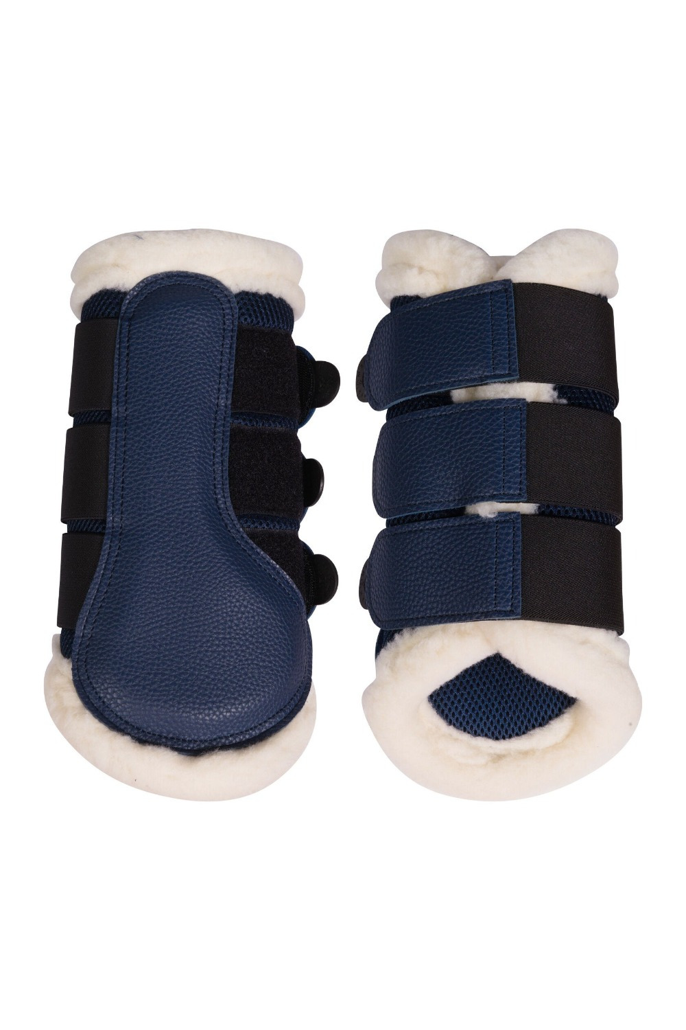 HKM Comfort Premium Mesh Leg Protectors with Fur