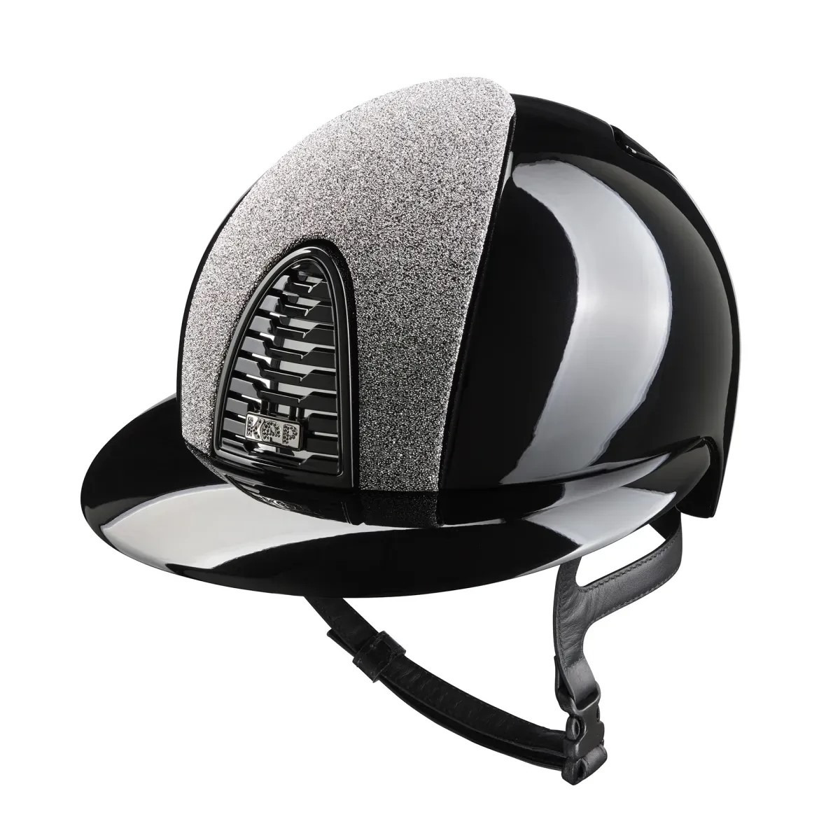 KEP Italia Cromo 2.0 Polish Zwart Polo Vanity Silver Crystal Logo