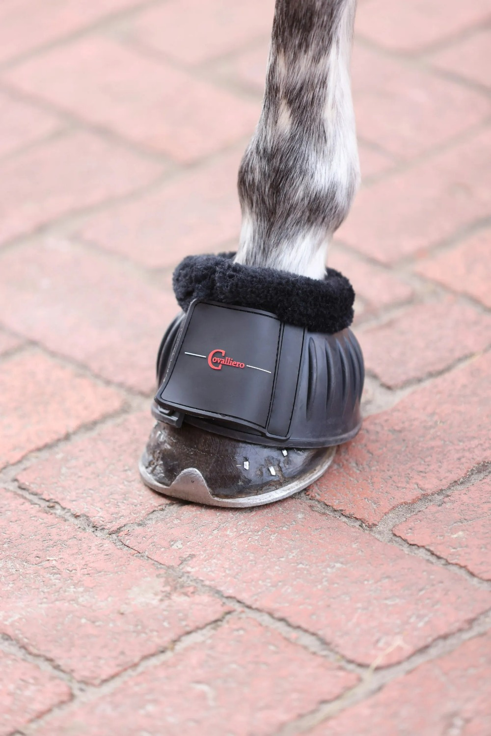Covalliero Rubber Bell Boots with Teddy Fleece