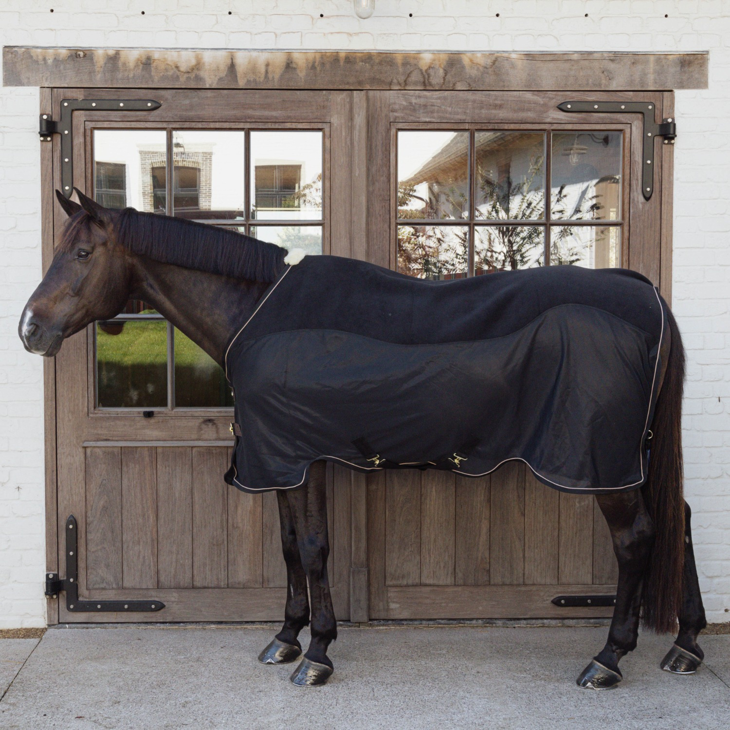 Kentucky Fleece Decke mit Mesh