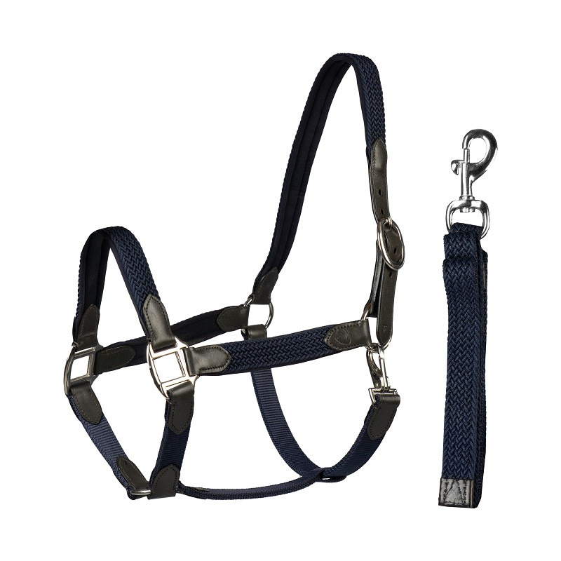 Horka Halter Set Leather Braided Nylon