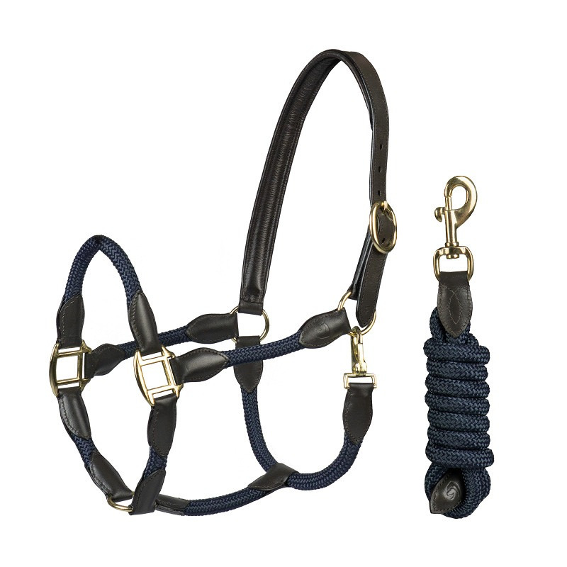 Horka Halter Set Leather Nylon Inserts