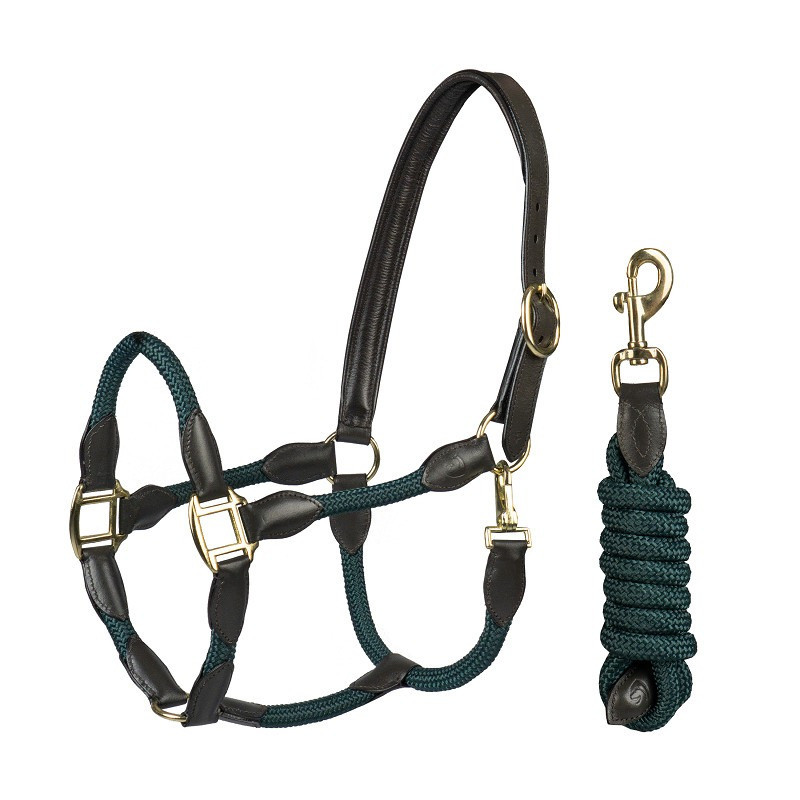 Horka Halter Set Leather Nylon Inserts