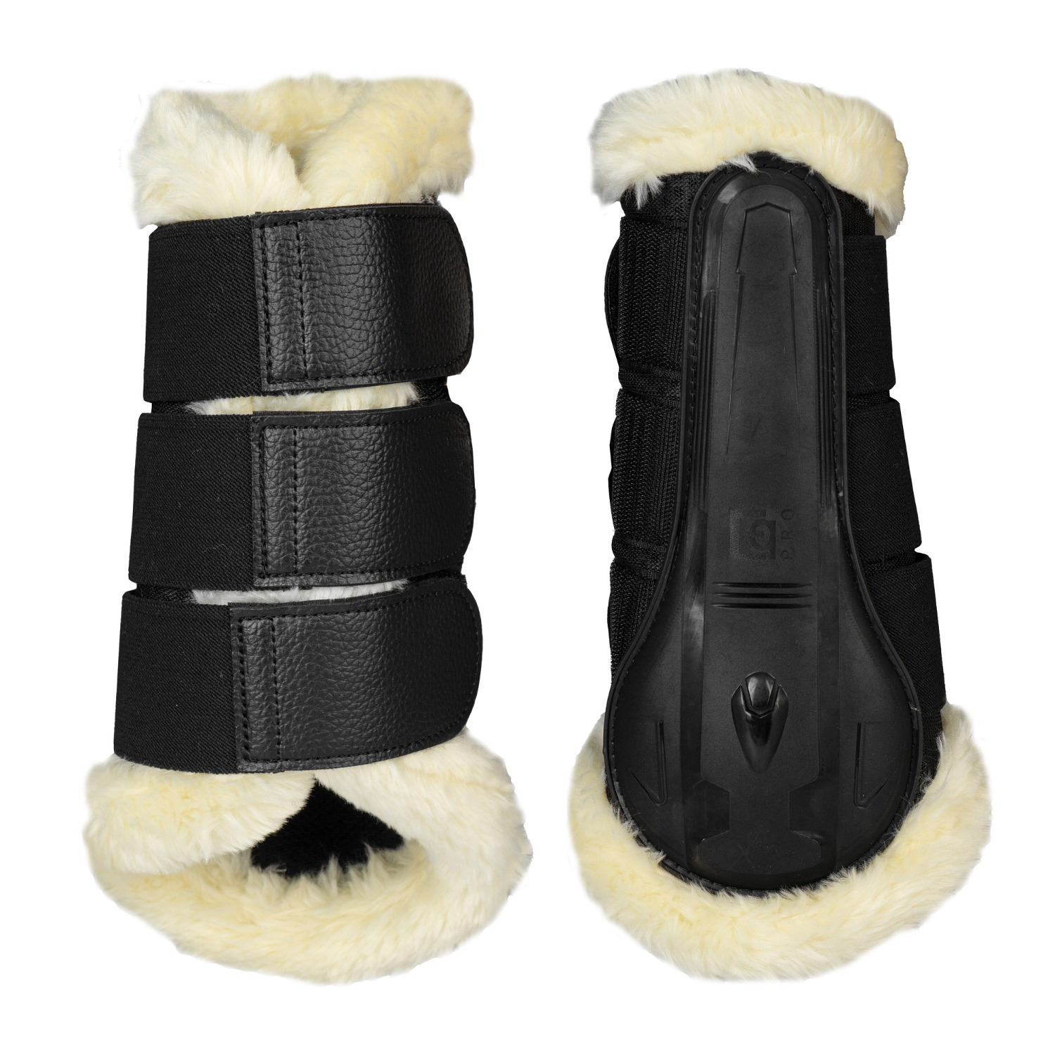 Horka Leg Protector with Fur Trim