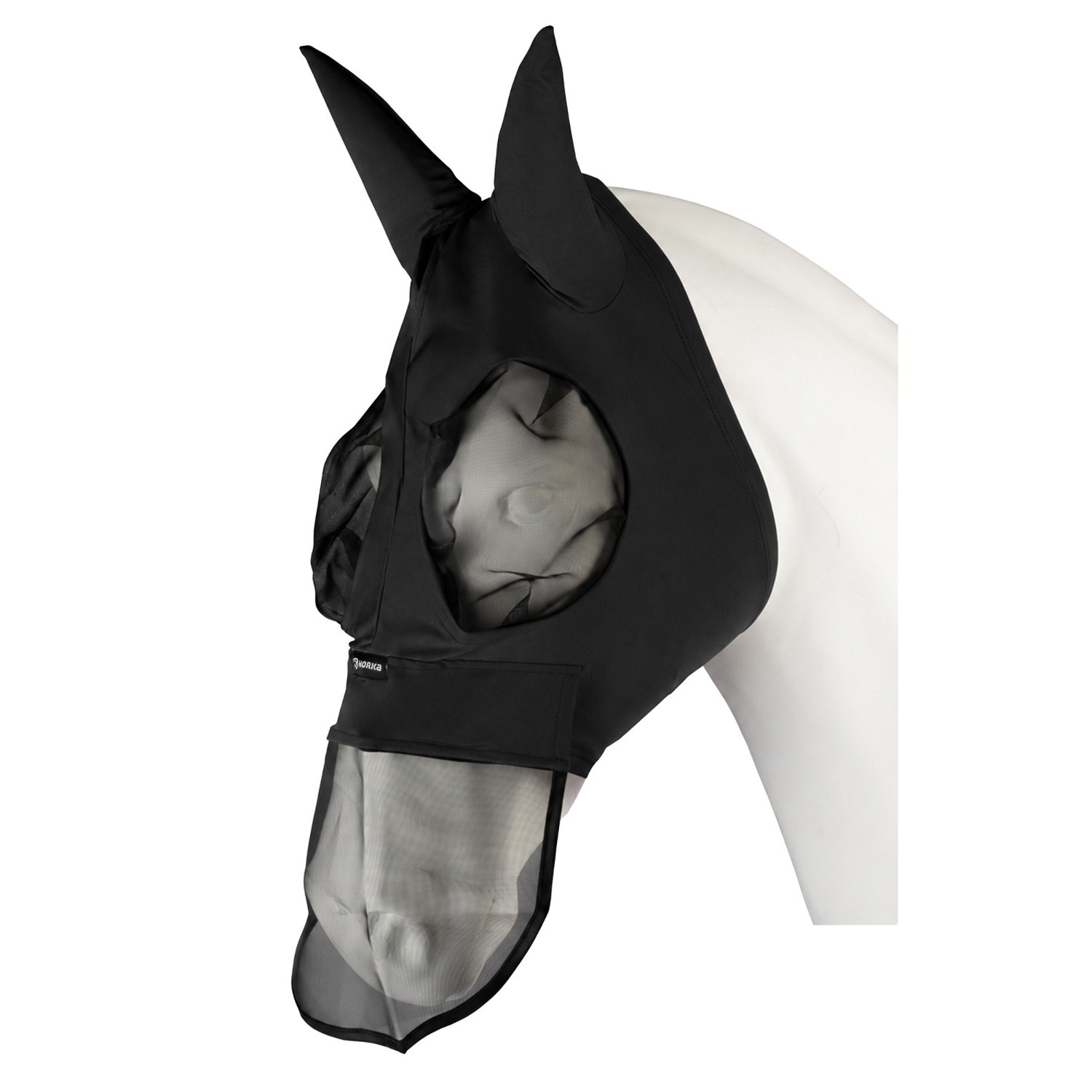 Horka Fly Mask Happy Bee with Nose Cover and Zipper