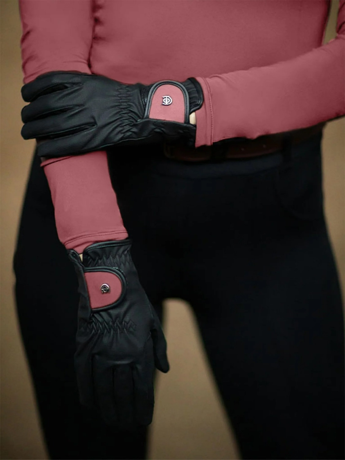 Equestrian Stockholm Gloves Amber Rose