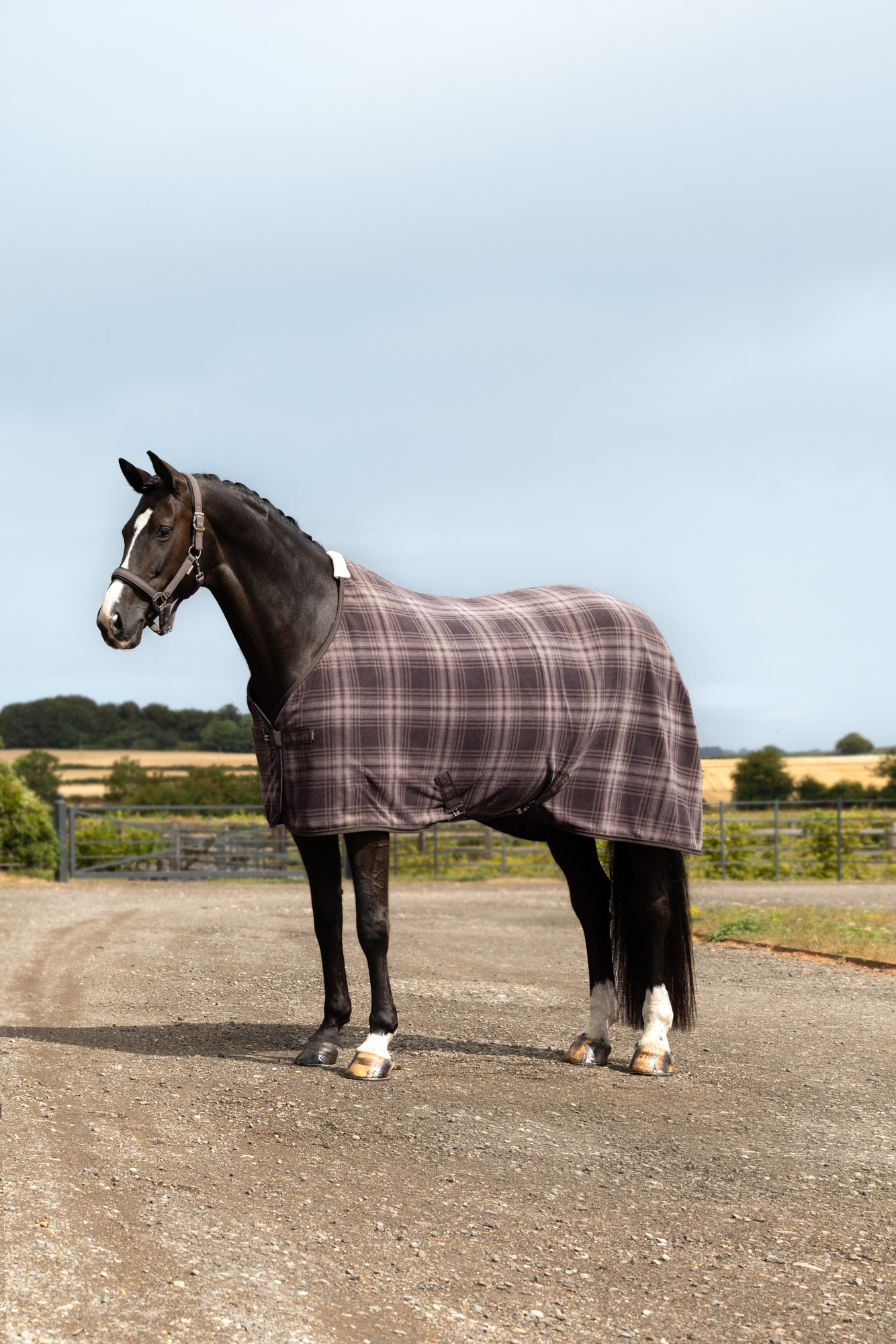 LeMieux FW26 Fleecedeken Heritage Check