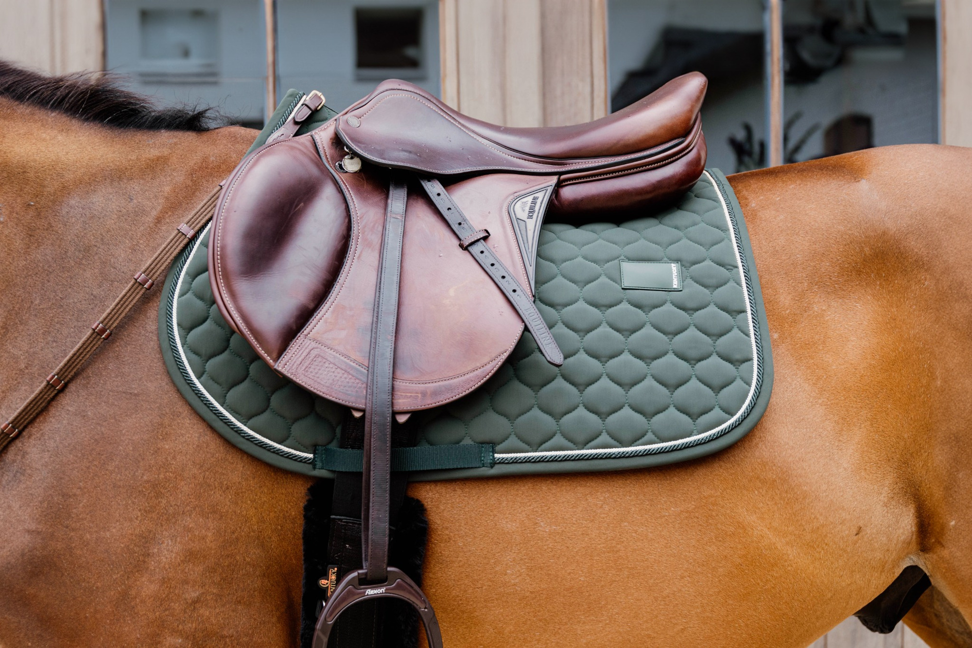 Kentucky 3D Logo Onion-Quilted Jumping Saddle Pad