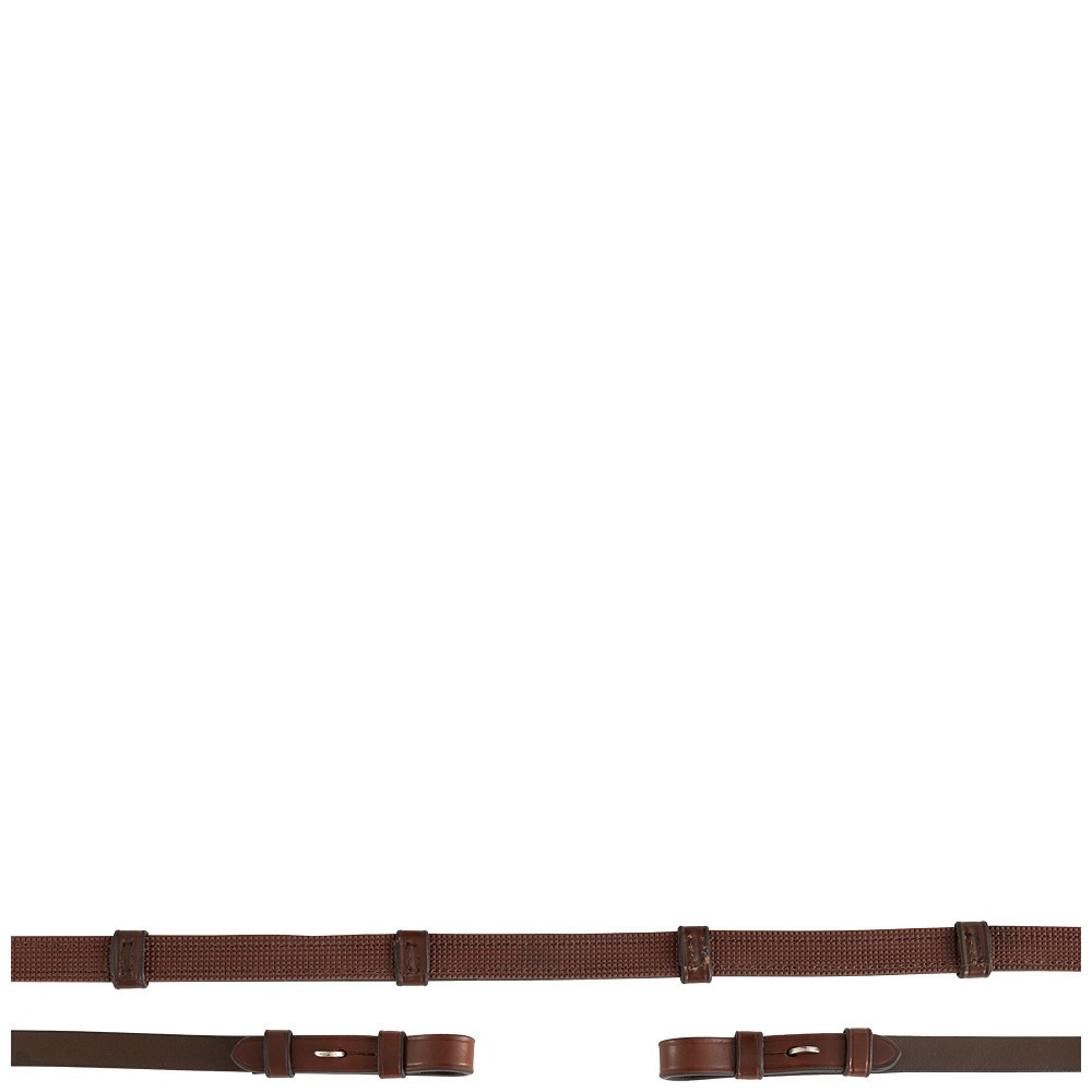 BR Leather Grip Reins with Stops New