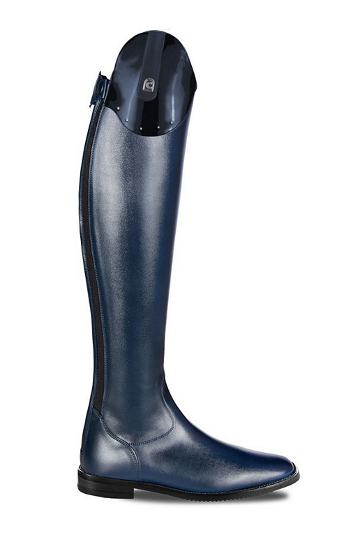 Cavallo Riding Boots CAVALLinus Dressage Patent and Rhinestone Blue