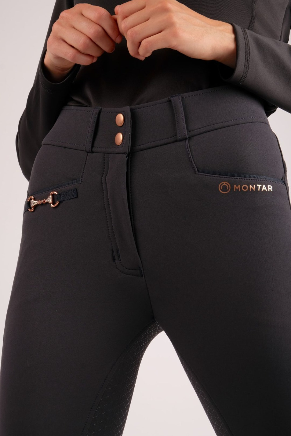Montar Molly Roségold High-Waist Reithose