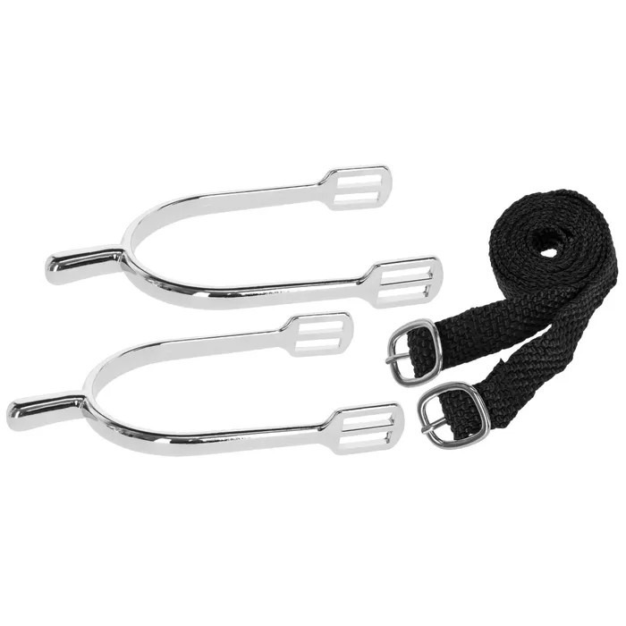 Covalliero Heren Sporen 30 mm met sporenriempjes