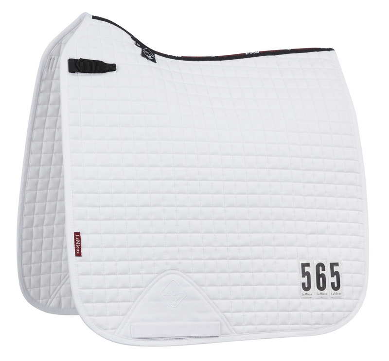 LeMieux Pro-Sport Competition Square white cotton saddlepad