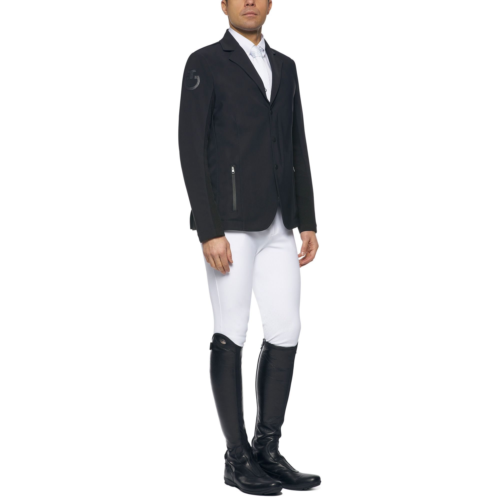 Cavalleria Toscana Tech Knit Zip Riding Jacket Men