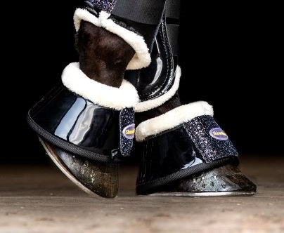 HB Showtime Gold Rush Glitter Overreach Boots