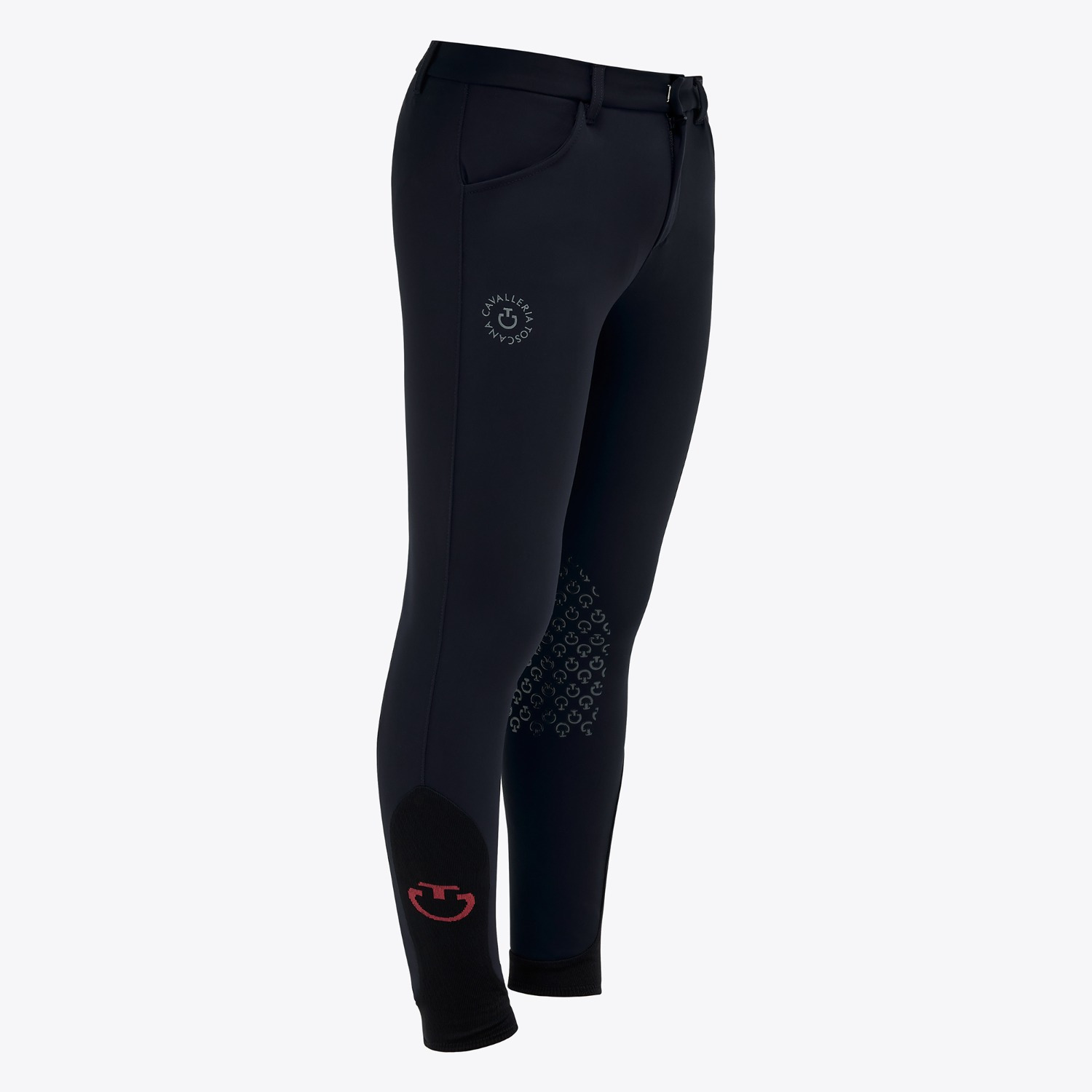 Cavalleria Toscana FW'22 Perforated CT Silicone Print Riding Rijbroek Jongens