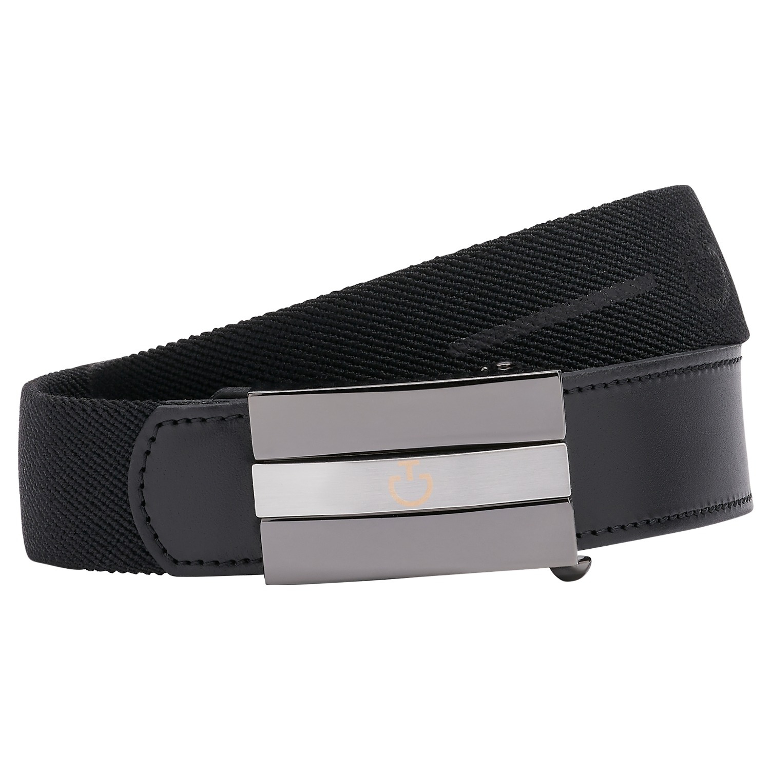 Cavalleria Toscana SS'22 Elastic Band Belt with Rubberized CT Logo - Women's