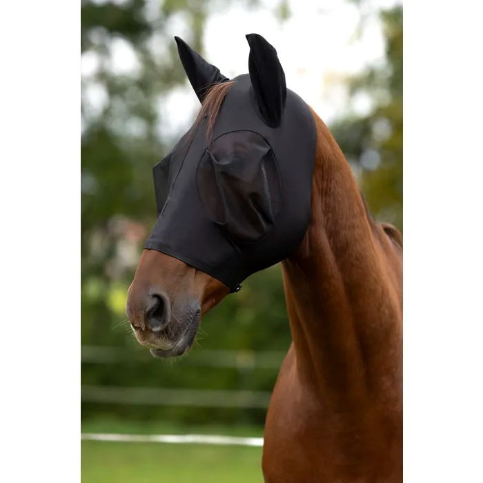 Covalliero Fly Mask FinoStretch Zipper
