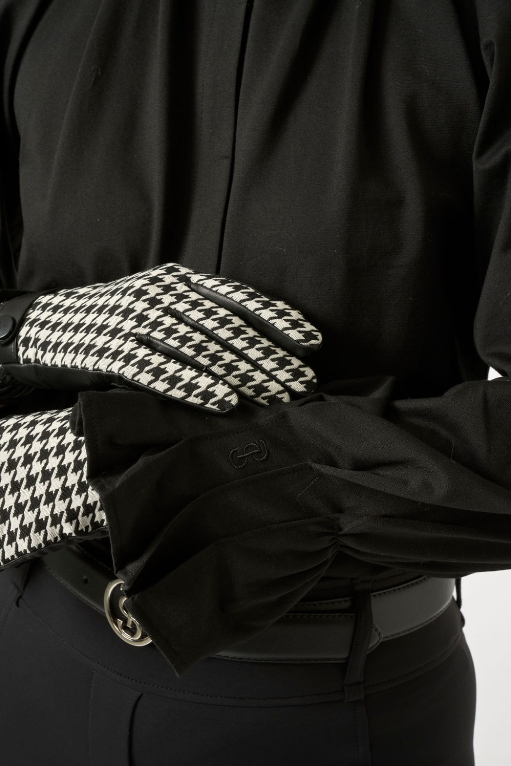 PS of Sweden AW25 Rijhandschoenen Hannah Houndstooth